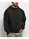 ITA Fractal Black Wash Crop Zip Hoodie - Thumbnail image 3 of 5