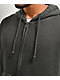 ITA Fractal Black Wash Crop Zip Hoodie - Thumbnail image 3 of 5