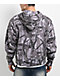 ITA Fractal Grey Camo Crop Zip Hoodie - Thumbnail image 2 of 6