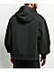 ITA Fractal New Black Wash Crop Hoodie - Thumbnail image 2 of 3