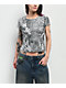 ITA Grey Camo Crop T-Shirt - Thumbnail image 1 of 3