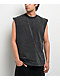 ITA Leopard Grey Wash Heavyweight Boxy Tank Top - Thumbnail image 1 of 4