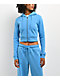ITA Nova Blue Crop Zip Hoodie - Thumbnail image 4 of 4