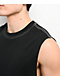 ITA Vex Contrast Stitch Black Tank Top - Thumbnail image 3 of 3