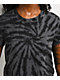 ITA Veyda Tie-Dye Black Crop T-Shirt - Thumbnail image 3 of 3