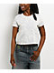ITA Veyda Tie-Dye Grey & White Crop T-Shirt - Thumbnail image 1 of 3
