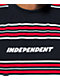 Independent BTG Shear Black, White & Red Stripe T-Shirt - Thumbnail image 2 of 3