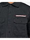 Independent Bar Logo Black Stripe Short Sleeve Work Shirt - Thumbnail image 3 of 3