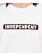 Independent Bar Logo White T-Shirt - Thumbnail image 2 of 2