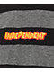 Independent Bounce Black & Charcoal Stripe T-Shirt - Thumbnail image 3 of 3