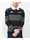 Independent Built To Grind Black & Grey Long Sleeve Rugby Shirt - Thumbnail image 1 of 2