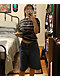 Independent Decker Black & Brown Stripe T-Shirt - Thumbnail image 4 of 4