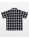 Independent Uncle Charlie Black & White Short Sleeve Flannel Shirt - Thumbnail image 2 of 3