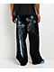 Insomnia Visuals Blade Black Wash Loose Fit Jeans - Thumbnail image 1 of 7