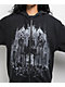 Insomnia Visuals Cathedral Black Wash Zip Hoodie - Thumbnail image 2 of 6