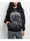 Insomnia Visuals Cathedral Black Wash Zip Hoodie - Thumbnail image 1 of 6