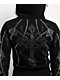 Insomnia Visuals Chains Rhinestone Black Crop Zip Hoodie - Thumbnail image 4 of 6
