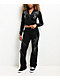 Insomnia Visuals Chains Rhinestone Black Sweatpants - Thumbnail image 7 of 7