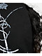Insomnia Visuals Crucifix Rhinestone Black Crop Zip Hoodie - Thumbnail image 7 of 7