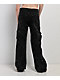Insomnia Visuals Destroyer Black Wash Wide Leg Cargo Jeans - Thumbnail image 2 of 7