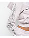 Insomnia Visuals Double Cross Rhinestone Grey Crop Zip Hoodie - Thumbnail image 5 of 9