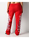Insomnia Visuals Eclipse Red Sweatpants - Thumbnail image 4 of 7