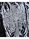 Insomnia Visuals Eclipse Rhinestone Black Zip Hoodie - Thumbnail image 4 of 7
