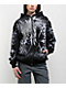 Insomnia Visuals Eclipse Rhinestone Black Zip Hoodie - Thumbnail image 1 of 7