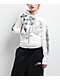 Insomnia Visuals Elegance White Crop Zip Hoodie - Thumbnail image 5 of 5