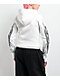 Insomnia Visuals Elegance White Crop Zip Hoodie - Thumbnail image 2 of 5