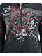 Insomnia Visuals Emblem Black Wash Zip Hoodie - Thumbnail image 3 of 6