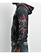 Insomnia Visuals Emblem Black Wash Zip Hoodie - Thumbnail image 6 of 6