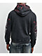Insomnia Visuals Emblem Black Wash Zip Hoodie - Thumbnail image 2 of 6