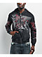 Insomnia Visuals Emblem Black Wash Zip Hoodie - Thumbnail image 1 of 6