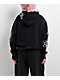 Insomnia Visuals Eternal Rhinestone Black Wash Zip Hoodie - Thumbnail image 2 of 13