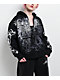 Insomnia Visuals Eternal Rhinestone Black Wash Zip Hoodie - Thumbnail image 1 of 13