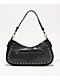 Insomnia Visuals Fleur Rhinestone Black Handbag - Thumbnail image 4 of 10