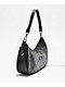 Insomnia Visuals Fleur Rhinestone Black Handbag - Thumbnail image 5 of 10