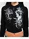 Insomnia Visuals Kitty Sigilism Black Crop Zip Hoodie - Thumbnail image 3 of 6