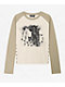 Insomnia Visuals Reaper Beige Raglan Long Sleeve T-Shirt - Thumbnail image 4 of 4