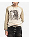 Insomnia Visuals Reaper Beige Raglan Long Sleeve T-Shirt - Thumbnail image 1 of 4
