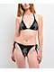 Insomnia Visuals Rosary Black High Leg Bikini Bottom - Thumbnail image 1 of 3