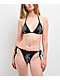 Insomnia Visuals Rosary Rhinestone Black Triangle Bikini Top - Thumbnail image 4 of 4