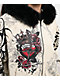 Insomnia Visuals Royal Heart Faux Fur Cream Zip Hoodie - Thumbnail image 3 of 11