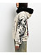 Insomnia Visuals Royal Heart Faux Fur Cream Zip Hoodie - Thumbnail image 5 of 11
