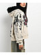 Insomnia Visuals Royal Heart Faux Fur Cream Zip Hoodie - Thumbnail image 6 of 11