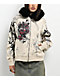 Insomnia Visuals Royal Heart Faux Fur Cream Zip Hoodie - Thumbnail image 1 of 11