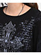 Insomnia Visuals Scripture Ribbed Black Long Sleeve Oversized T-Shirt - Thumbnail image 4 of 5