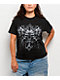 Insomnia Visuals Skulls Black Wash T-Shirt  - Thumbnail image 1 of 2