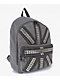 Insomnia Visuals Studded Flag Grey Backpack - Thumbnail image 5 of 6